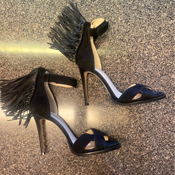 “NINE WEST” Hustle Fringe Heels - Picture 8 of 14